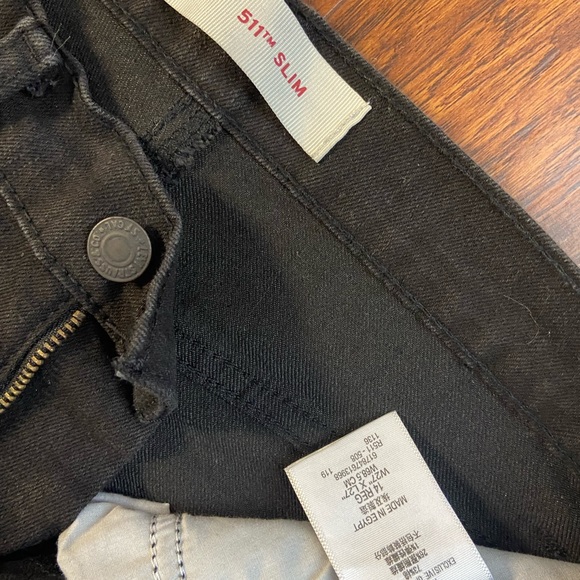 Levi’s 511 black slim jeans - Picture 2 of 2